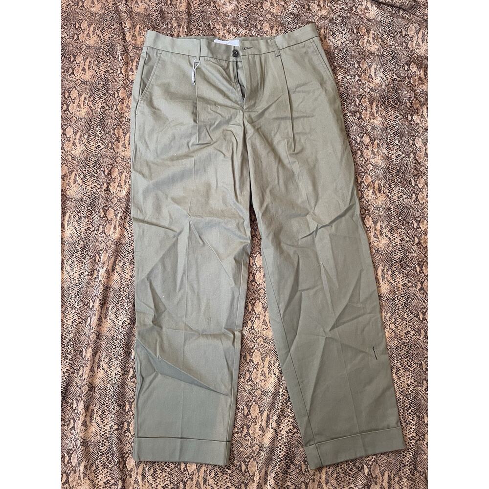 Les Deux Men’s Preston 100% Cotton Pant Lichen Green Size 32